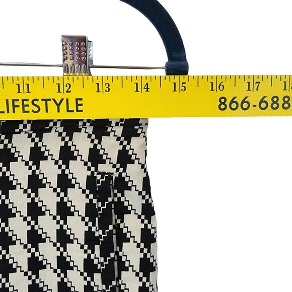 Zara Basic Women's Trouser Career Pants Size S Skinny Black and Cream Mid Rise - Picture 6 of 10